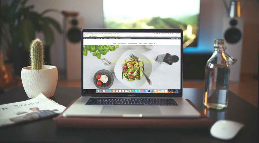 restaurant website design